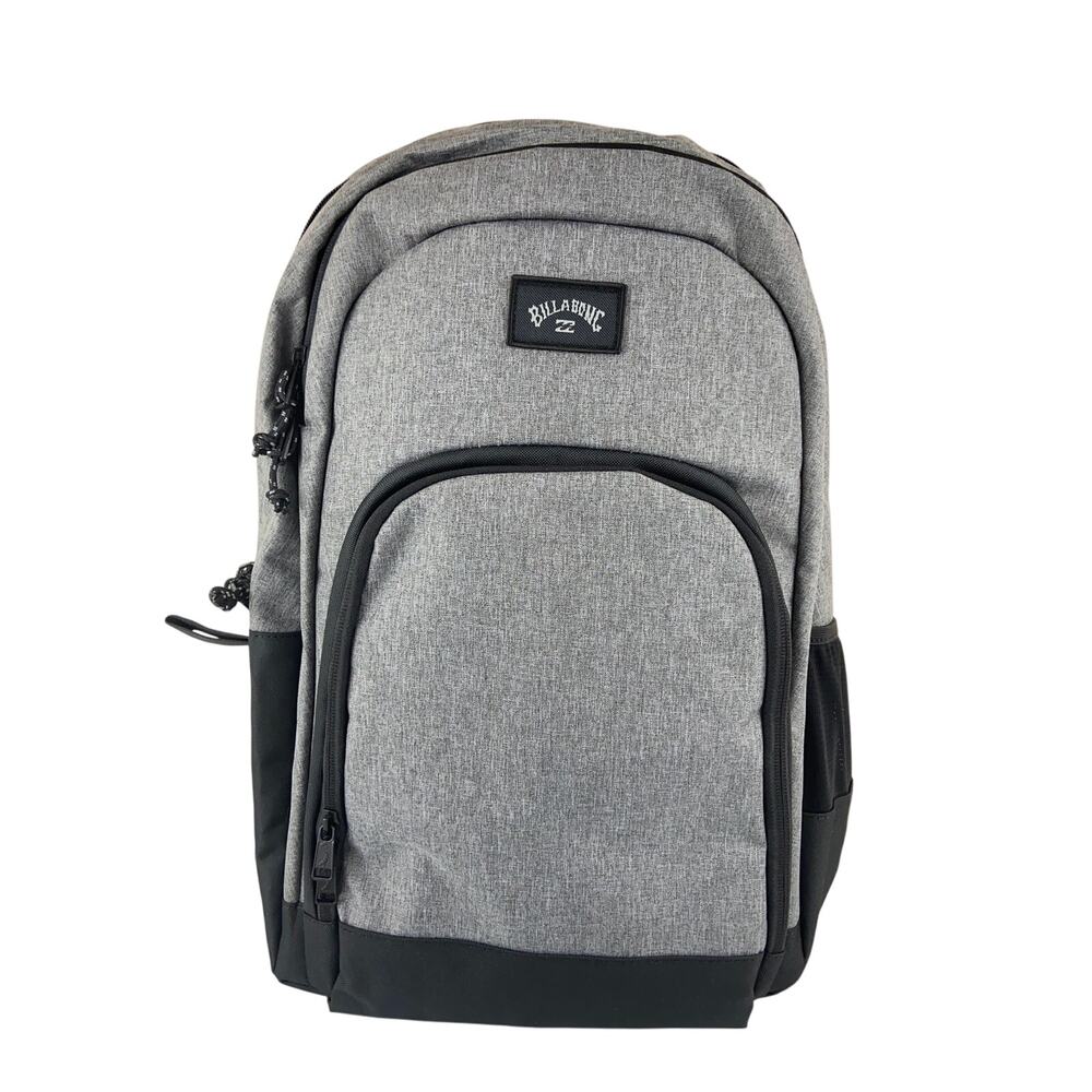 Billabong Command Backpack book lap top bag Black Grey New